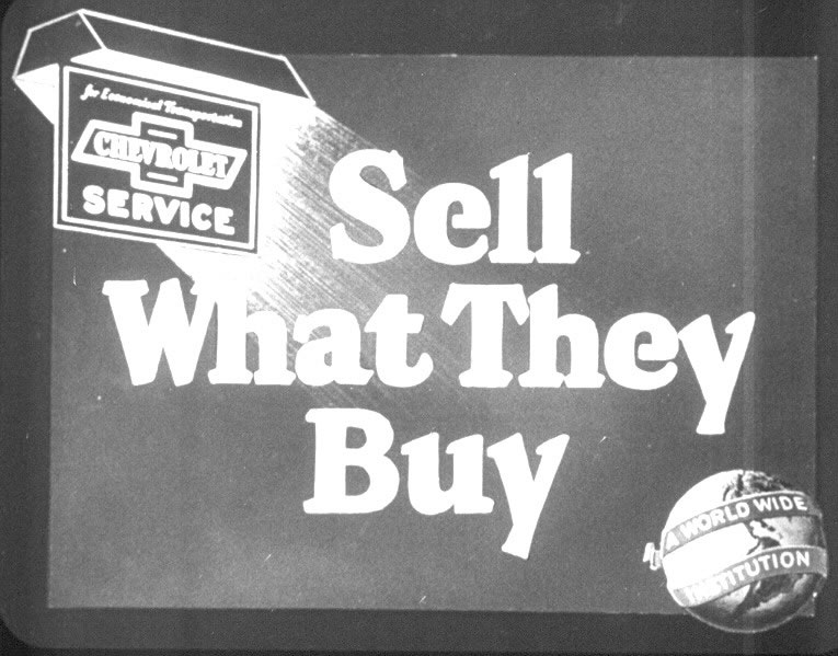 1932 Sell What They Buy Film Strip